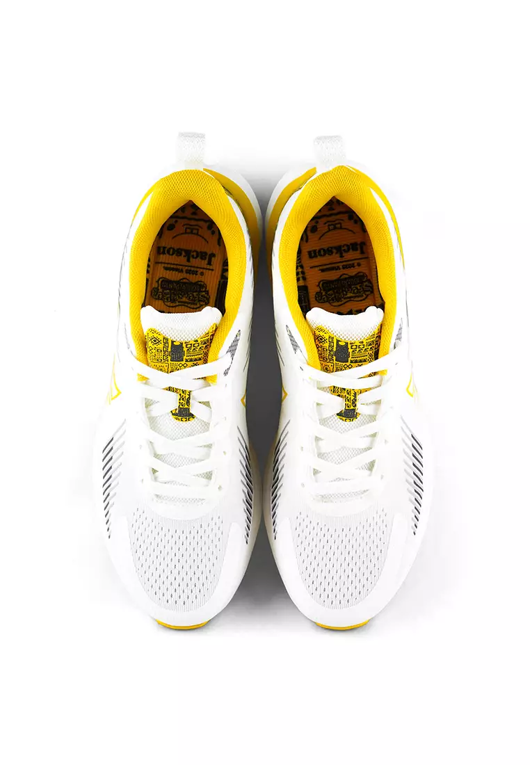 Jackson Active Nimbus SB White - Sepatu Running Sponge Bob Edition