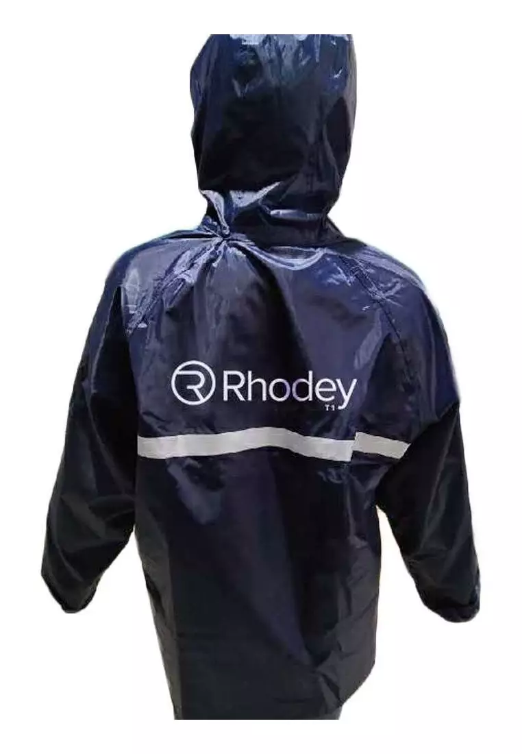 Pemp Rain Coat Jas Hujan Motor Anti Air Size M Material Nylon Elastis ORIGINAL - Black