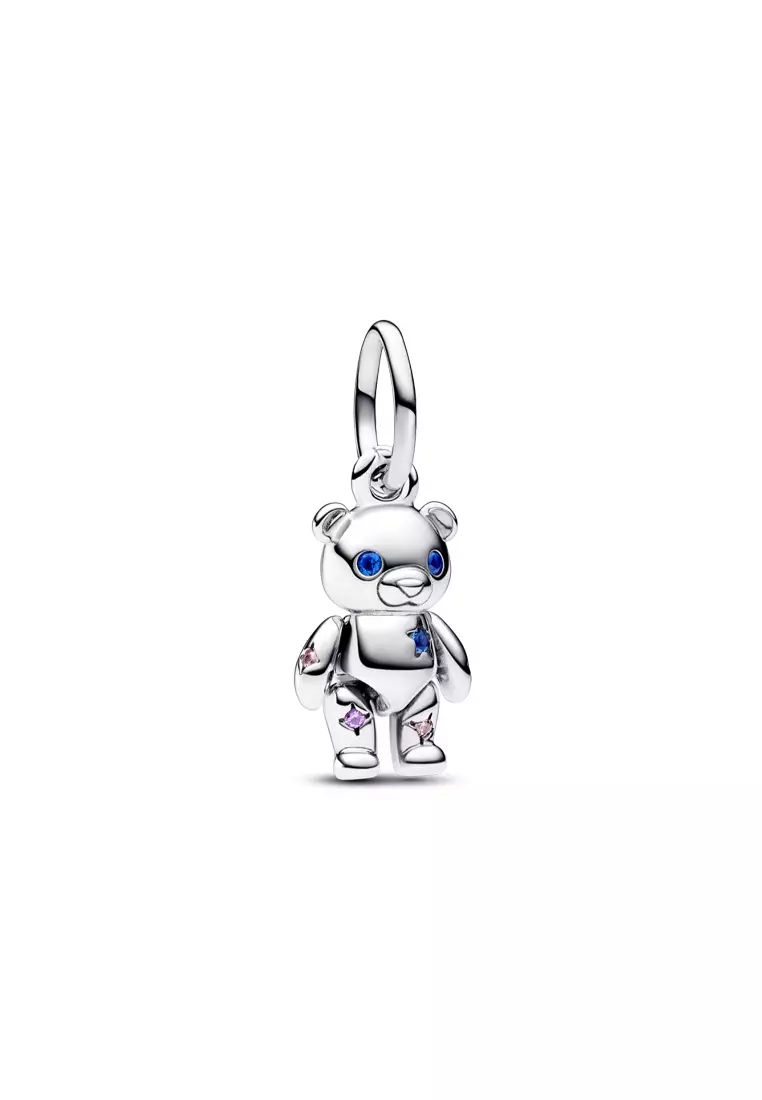Pandora Teddy Bear Charm & Necklace Set (60cm)