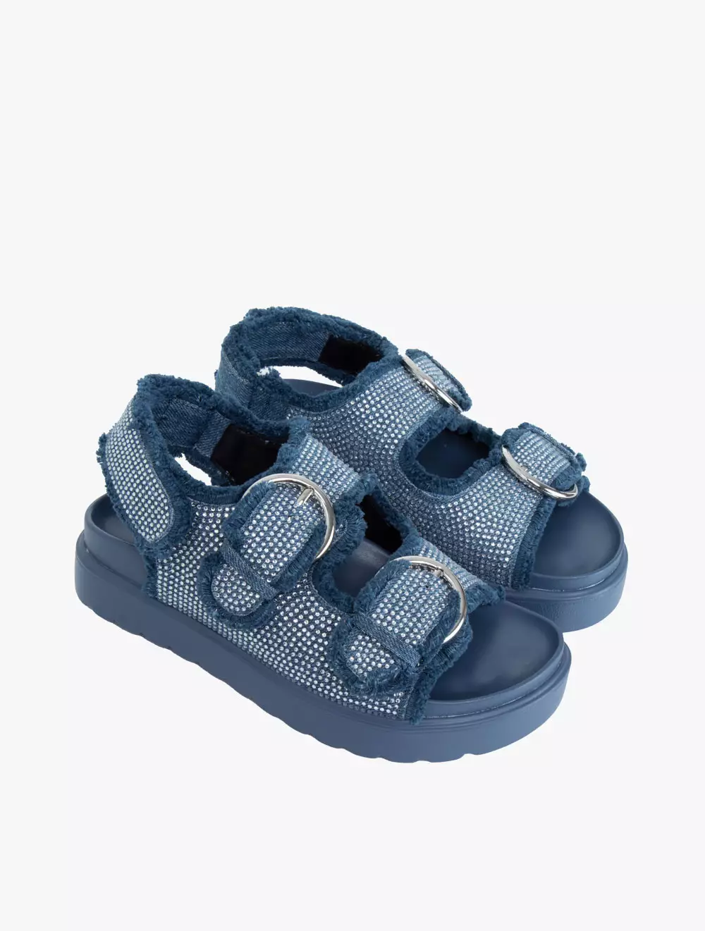 Nine West APRIL Women's Flat Sandals - Blue