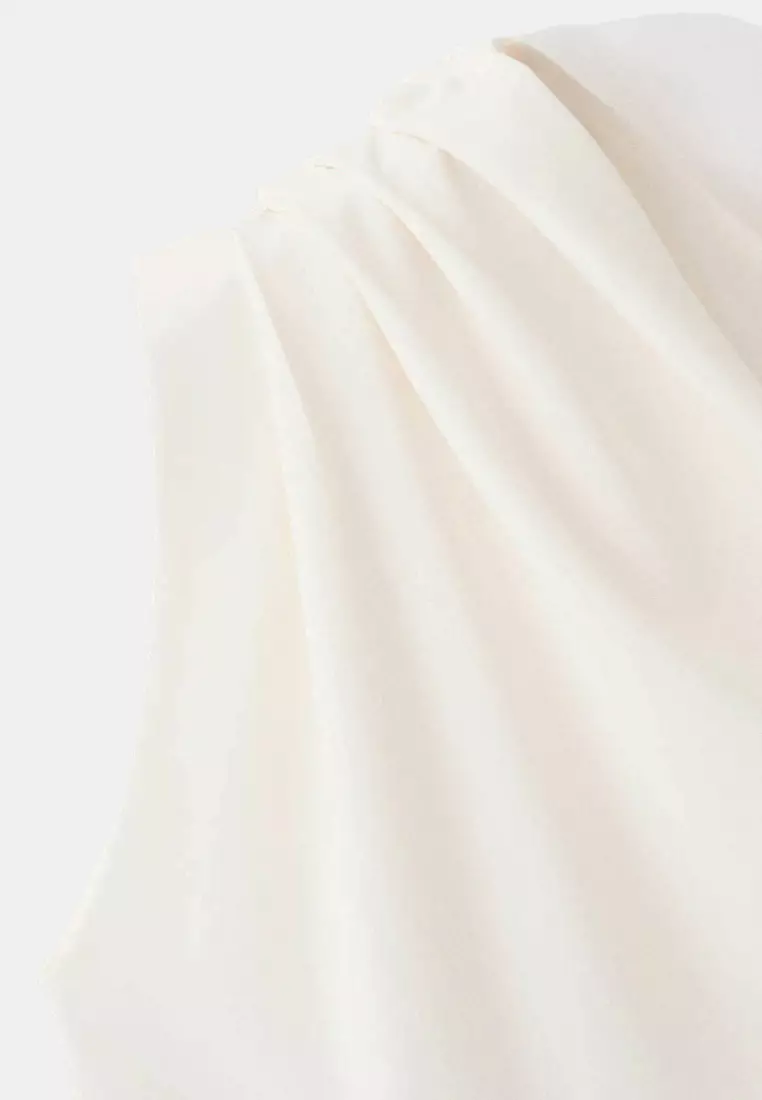 Asymmetric Waist Tie Jumpsuit