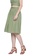 SASSAFRAS green Olive Schiffli Buttoned Skirt 990C1AAE8B3772GS_4