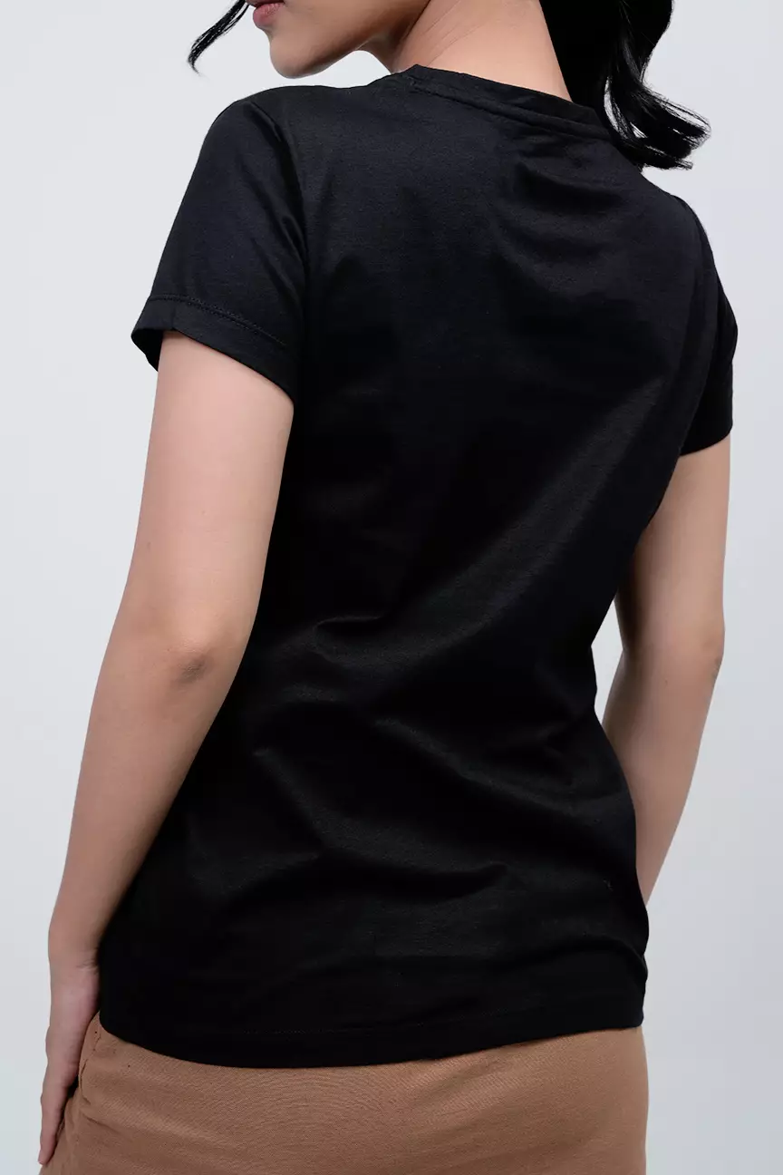 Kaos Wanita Rowena Black