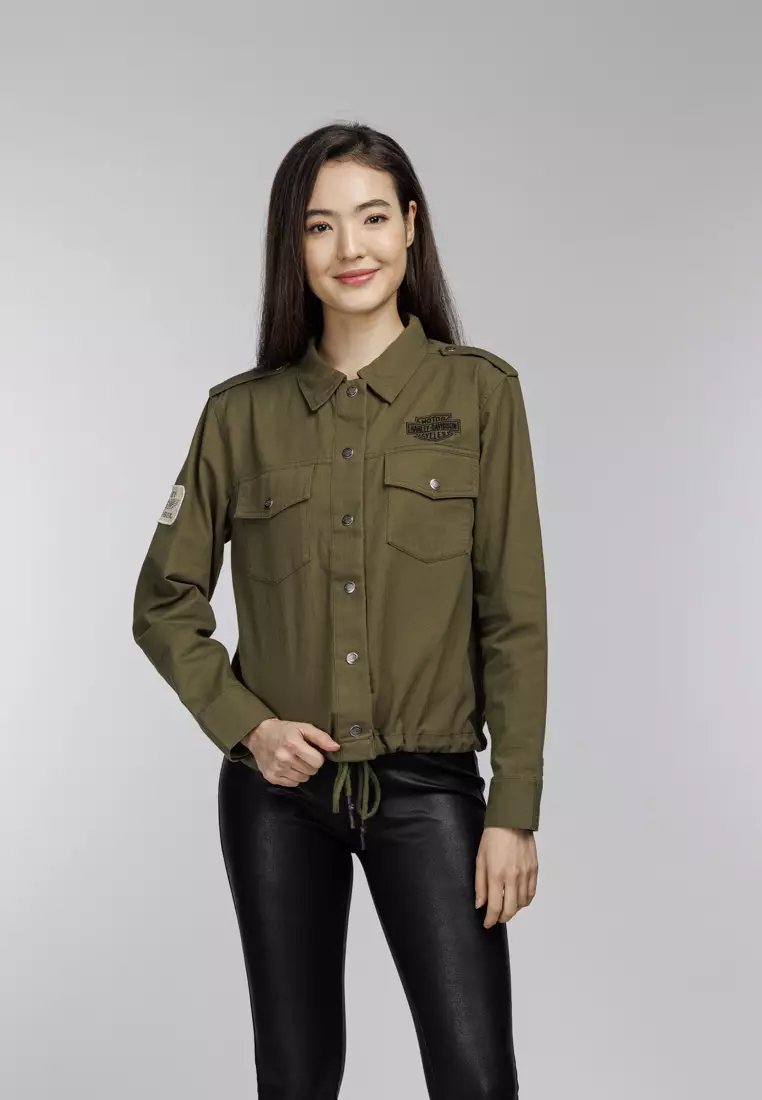 Harley davidson hotsell green jacket