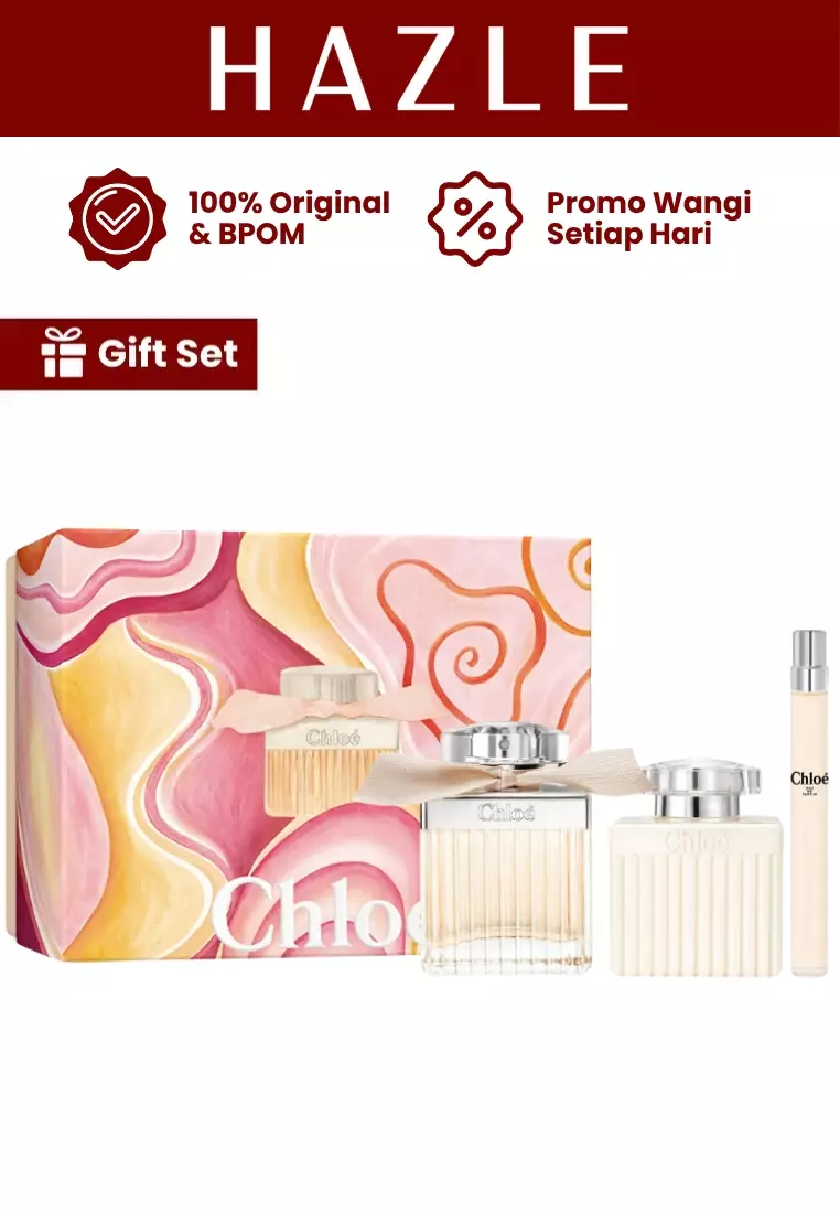 [Gift Set] Eau De Parfum Woman EDP 75 ml Body Lotion 100 ml Travel  Spray 10 ml