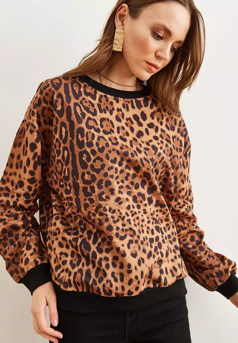 Basic Soft Texture Casual Sweatshirt