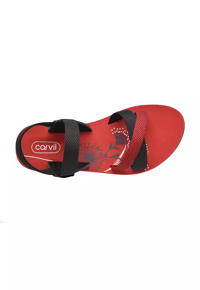 Carvil Sandal Anak Pinky-TWB Black/Red