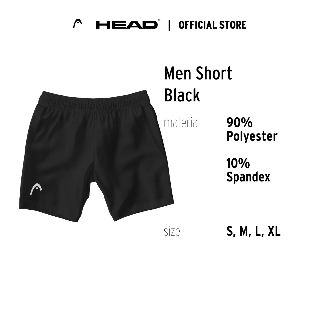HEAD Men Shorts - Celana Pendek Pria (Hitam)