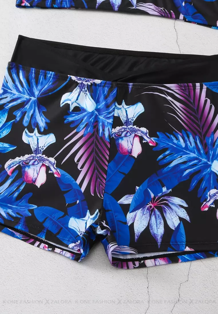 (2pcs)Sexy Printed Bikini Swimsuit