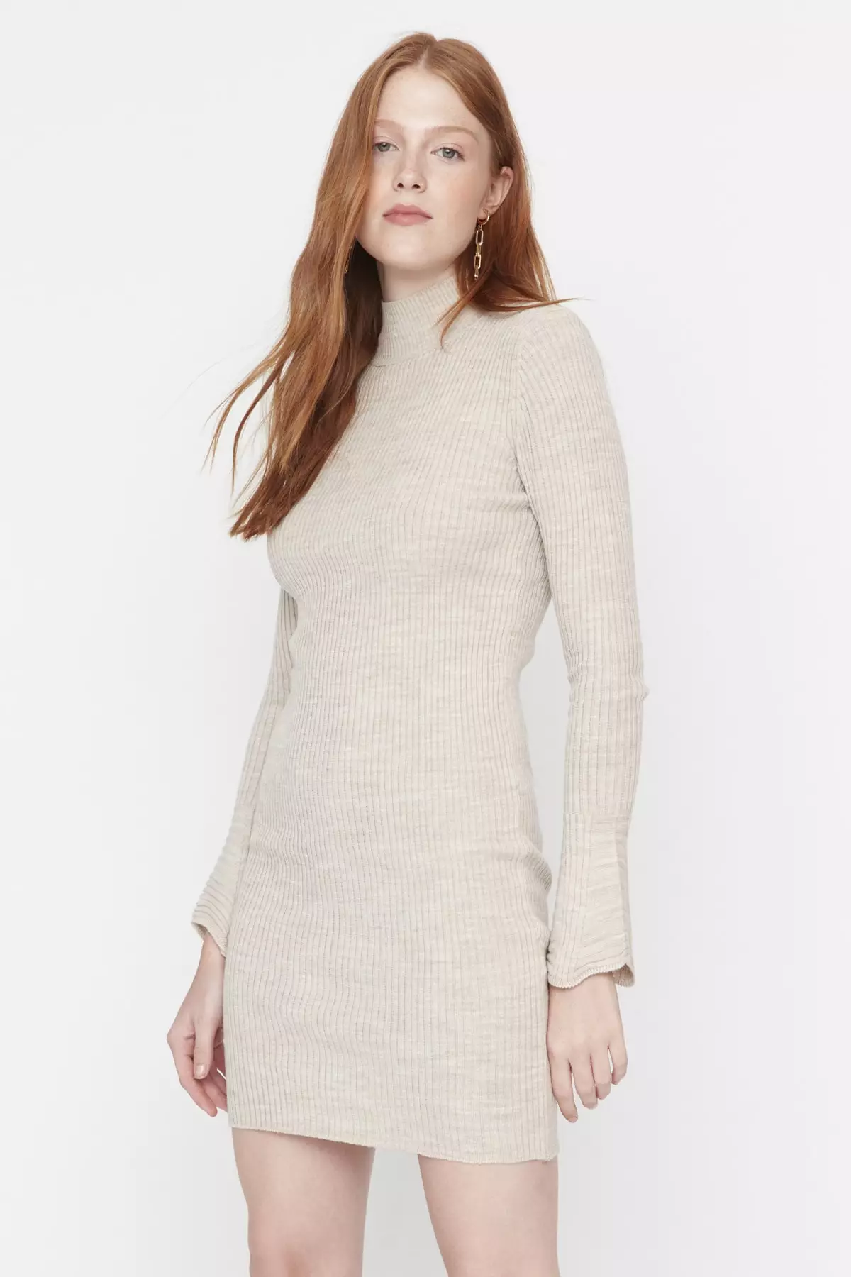 Buy Trendyol Mock Neck Knit Dress 2024 Online ZALORA Singapore
