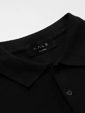 Kale Park Black/ Kaos Polo Pria Lengan Pendek Kerah / Polo Shirt Slim Fit