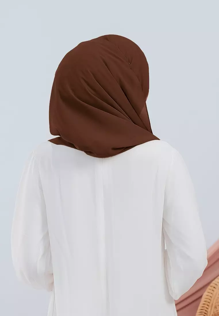 HIJAB INSTAN SABIYA - DARK BROWN
