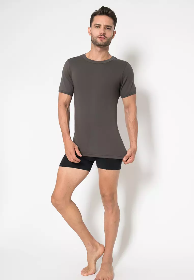 LGS - Innerwear - Pakaian Dalam Pria - Kaos Oblong Pria - Round Neck - LETS.003.333