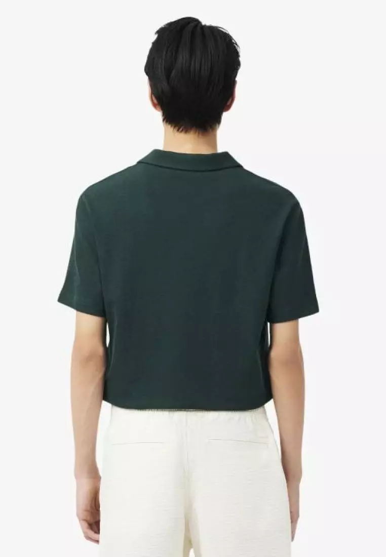Classic Fit Textured Polo Shirt
