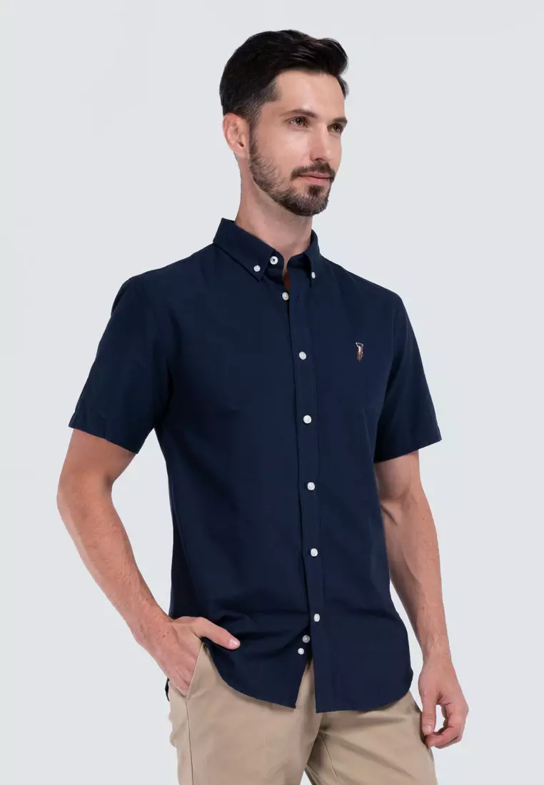 Polo Haus - Men’Cotton Plain Regular Fit Short Sleeve