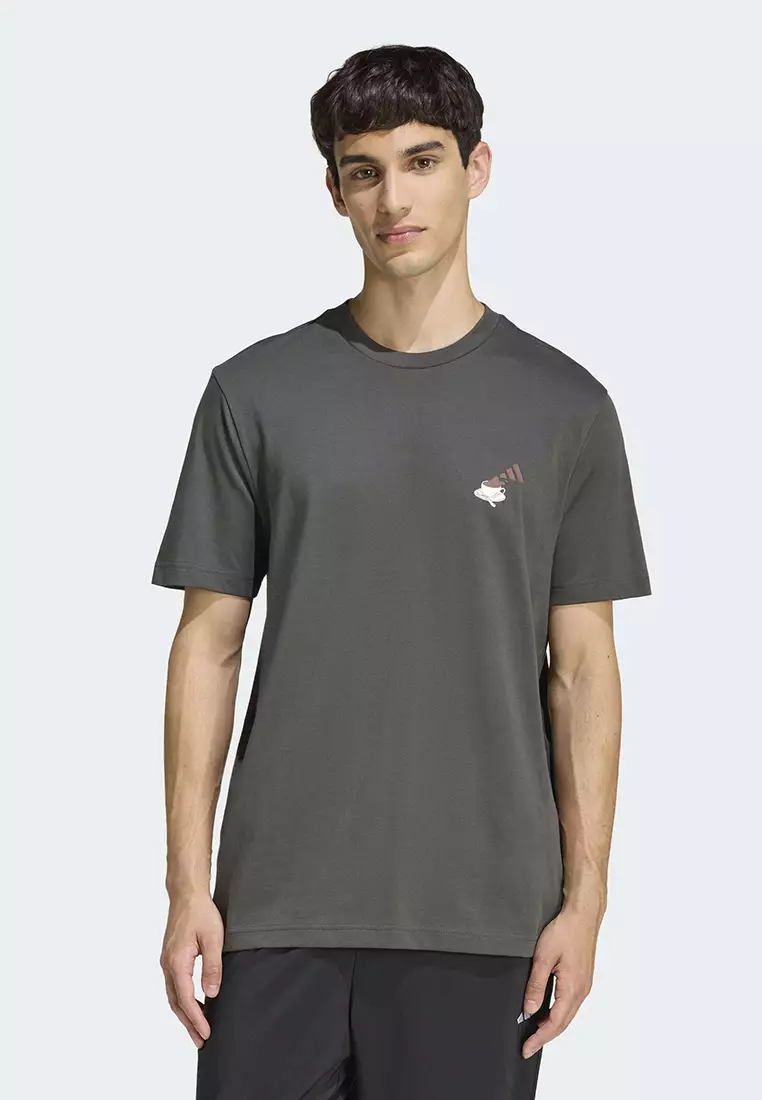 Buy ADIDAS Coffee Cafe Cheesecake Graphic T-Shirt 2026 Online | ZALORA