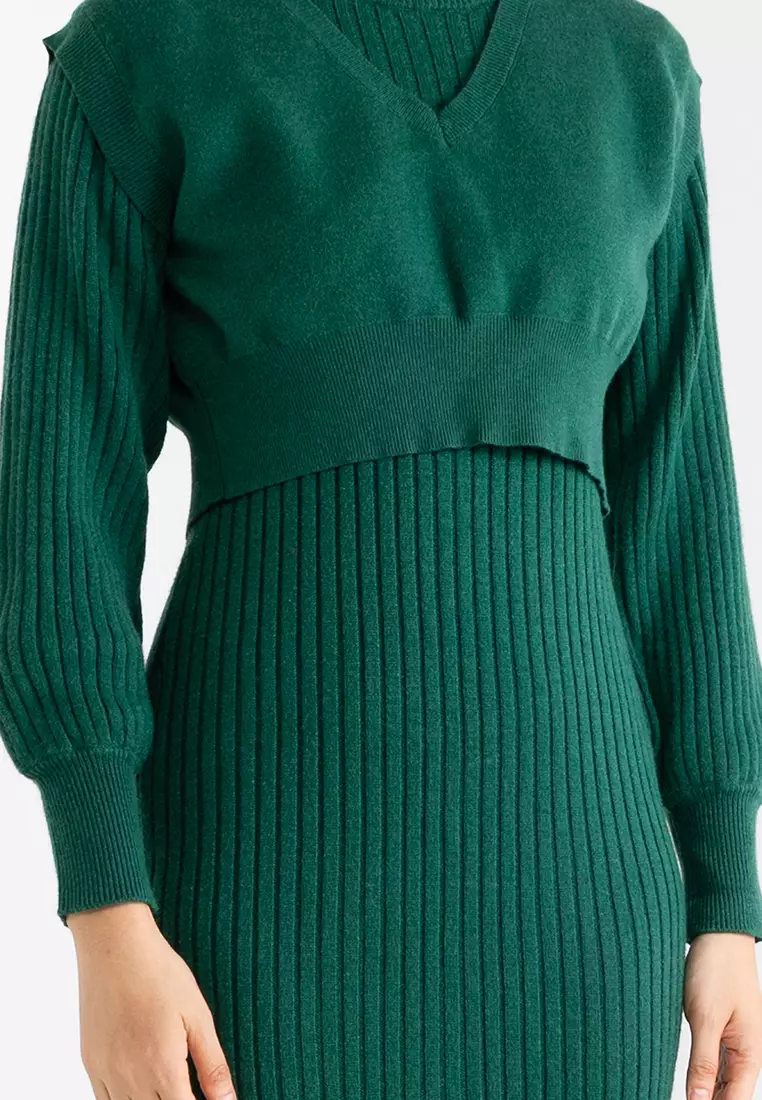 Buy Heather Knit dress 2025 Online ZALORA