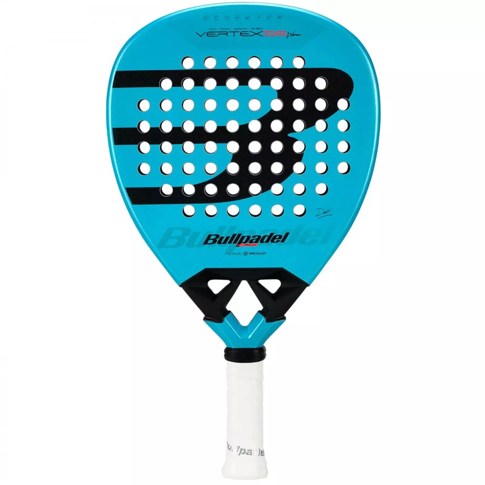 Raket Padel BULLPADEL Vertex 05 W 2026 350-360G Sky Blue Black