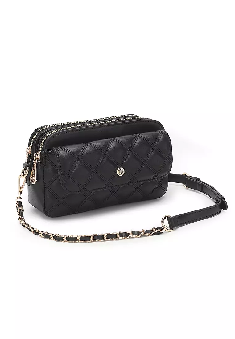 Women's Shoulder Bag / Sling Bag / Crossbody Bag - Black