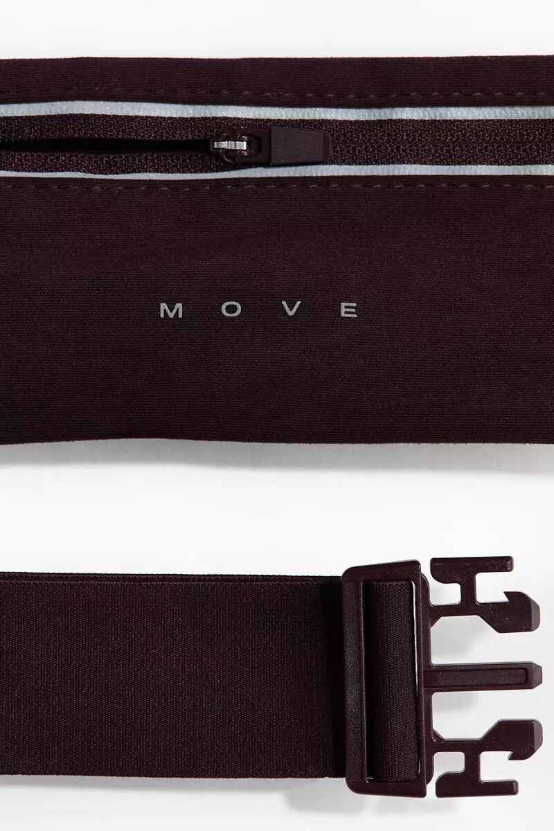 Reflective running waist bag