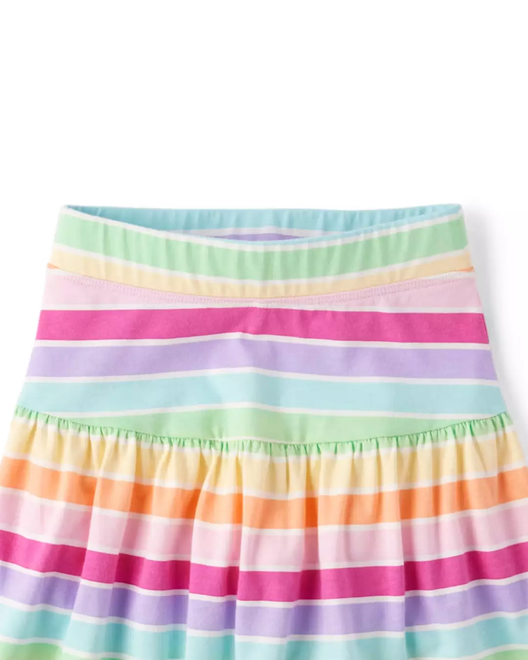 Girls Print Tiered Skort - Rok Celana Anak Perempuan (Pink)