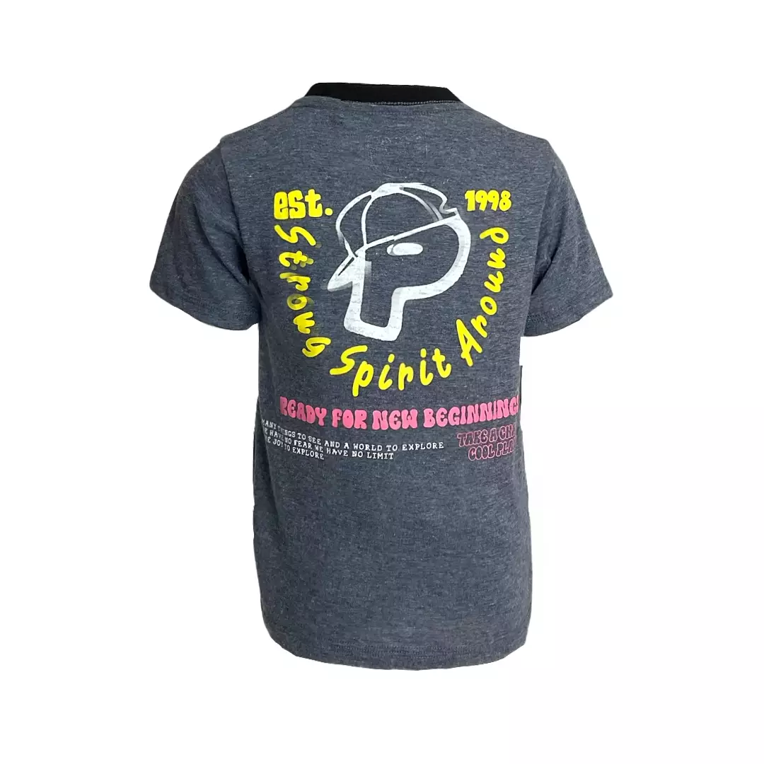 Pingu Kaos Anak Laki Laki Glows In The Dark Abu 92005528