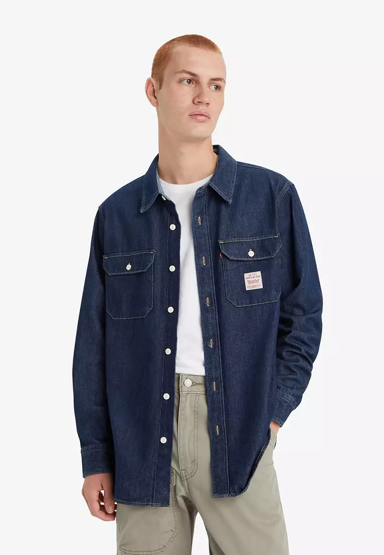 Levi Workwear Levis Men's Classic Denim Button Down Workshirt