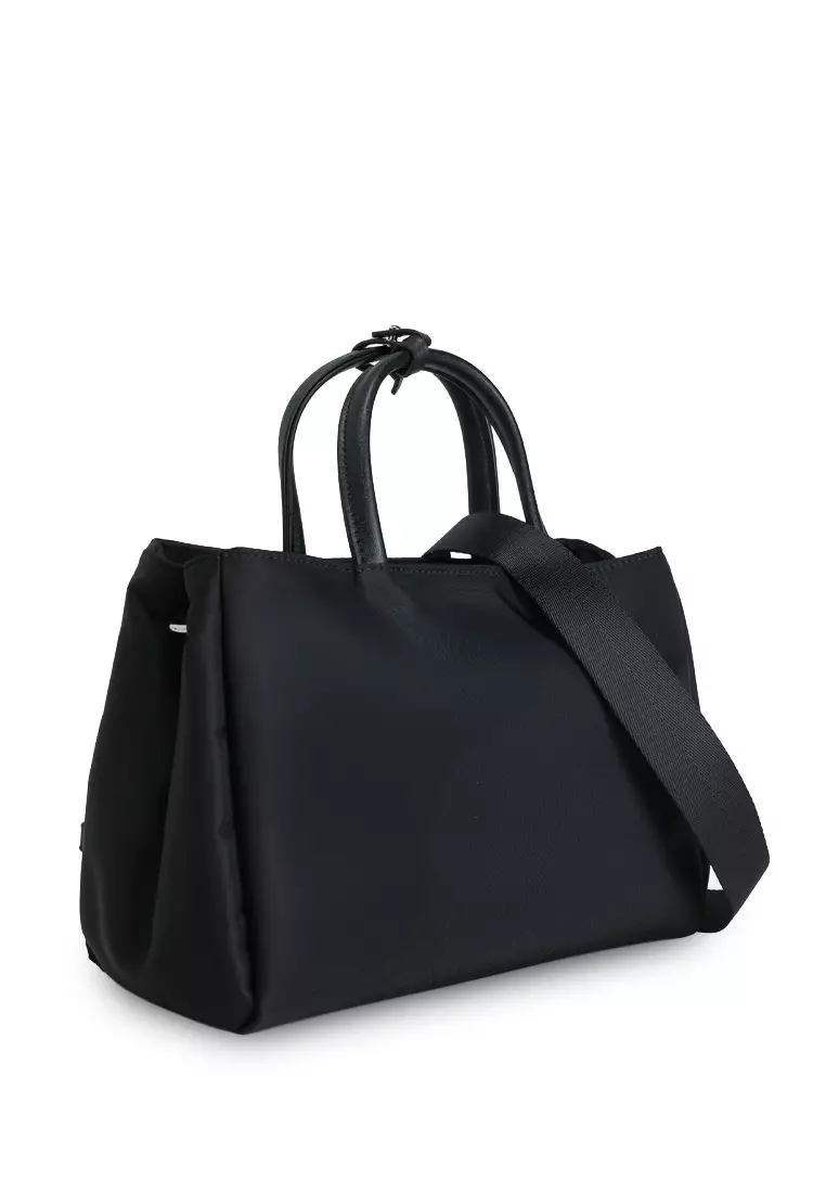 Premium Oxford Nylon Convertible Top Handle Bag With Pouch