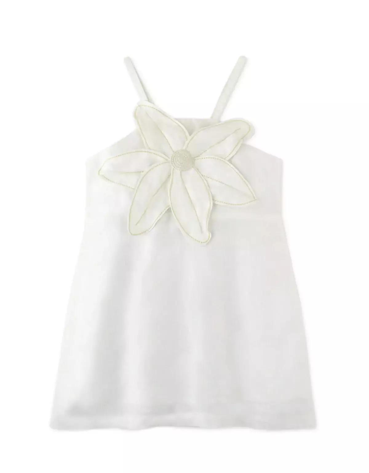 Gingersnaps Amalfi Dress White - Dress Anak Perempuan (Putih)