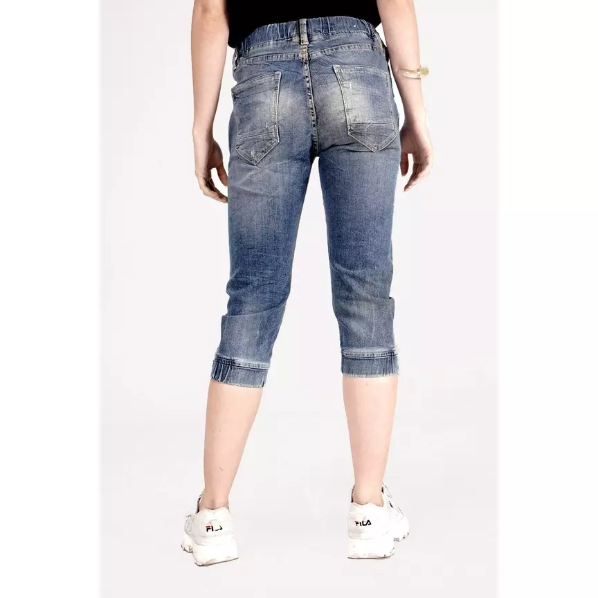 Celana Wanita 3/4 Jogger Pants 81 Series Light Blue