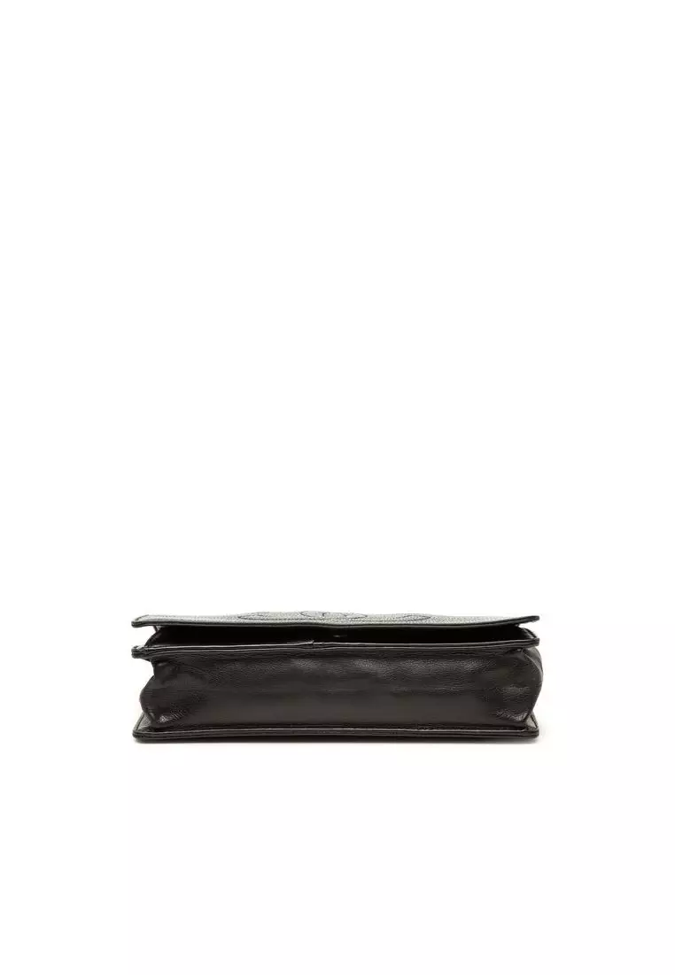 Pre-Loved Chanel Cc Caviar Wallet On Chain