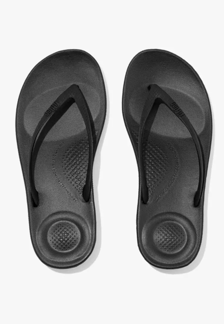 Discount on Fitflop  shoes - SKU: Iqushion Ergonomic Women's Flip-flops All Black