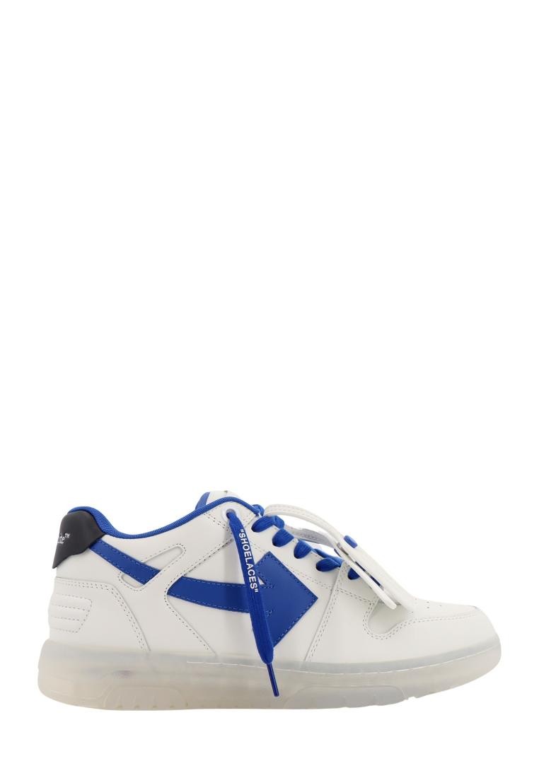 OFF-WHITE - Leather sneakers with iconic Zip Tie - White