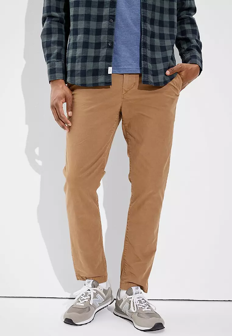 Flex Slim Lived in Khaki Pants