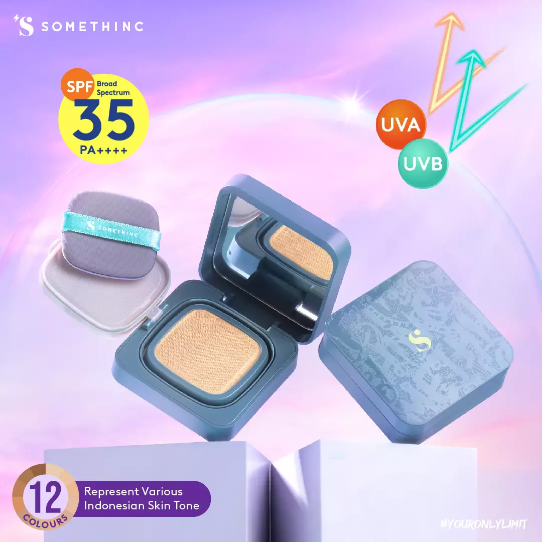 SOMETHINC HOOMAN Breathable UV Cushion Cover SPF 35 PA++++ - Perle