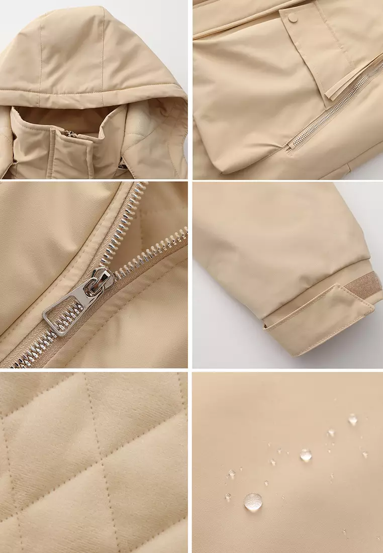 Waterproof Hood Trench Coat AD-N25CL77