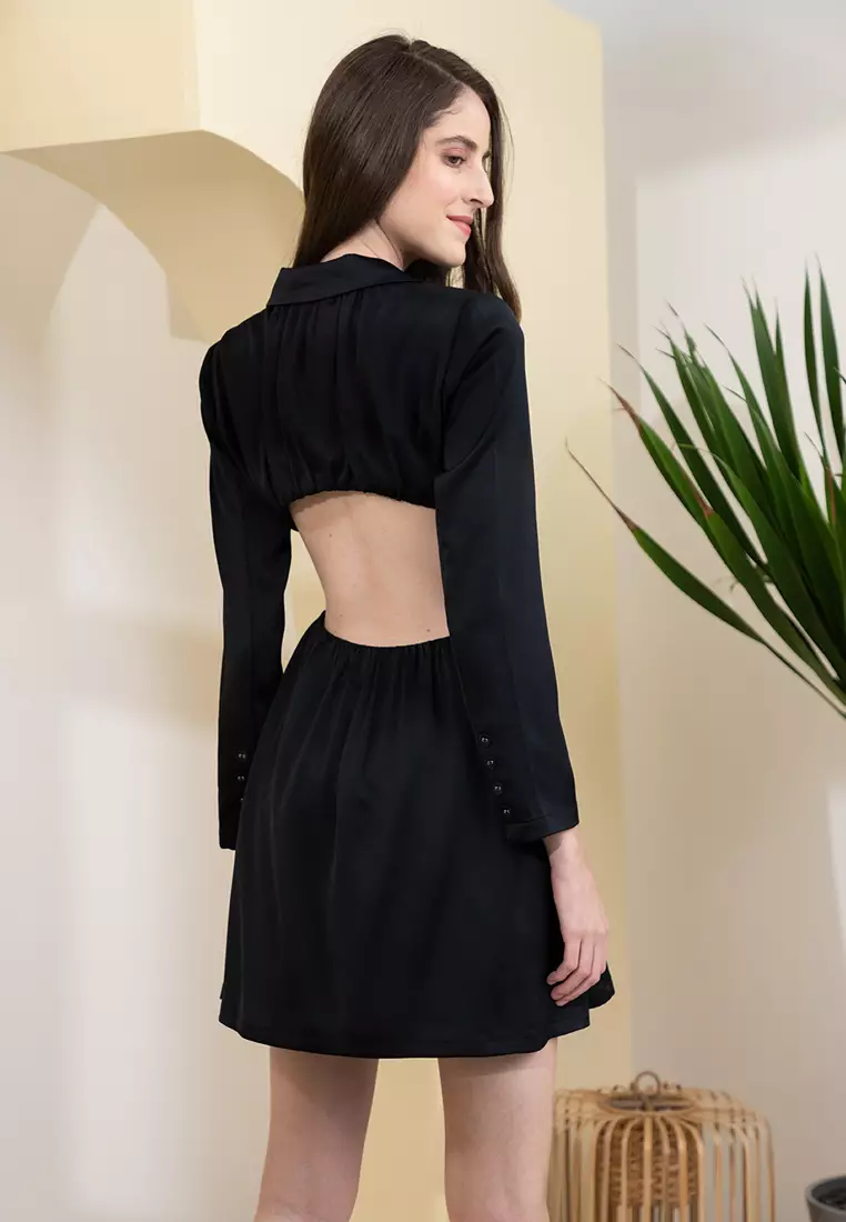 Buy Zalora Studios Cut Out Back Blazer Dress 2024 Online ZALORA