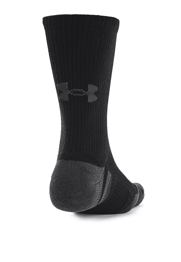 Under Armour Unisex UA Performance Tech 3-Pack Crew Socks