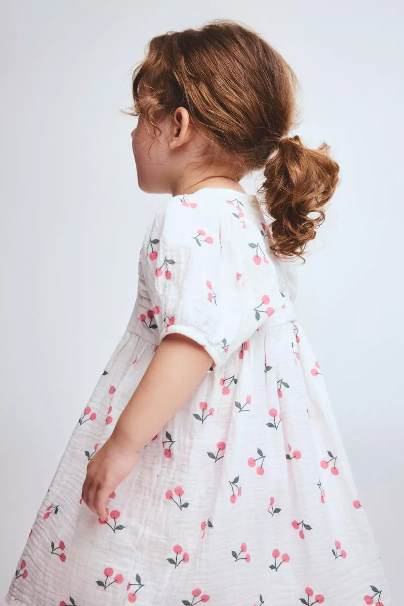 Cotton muslin dress