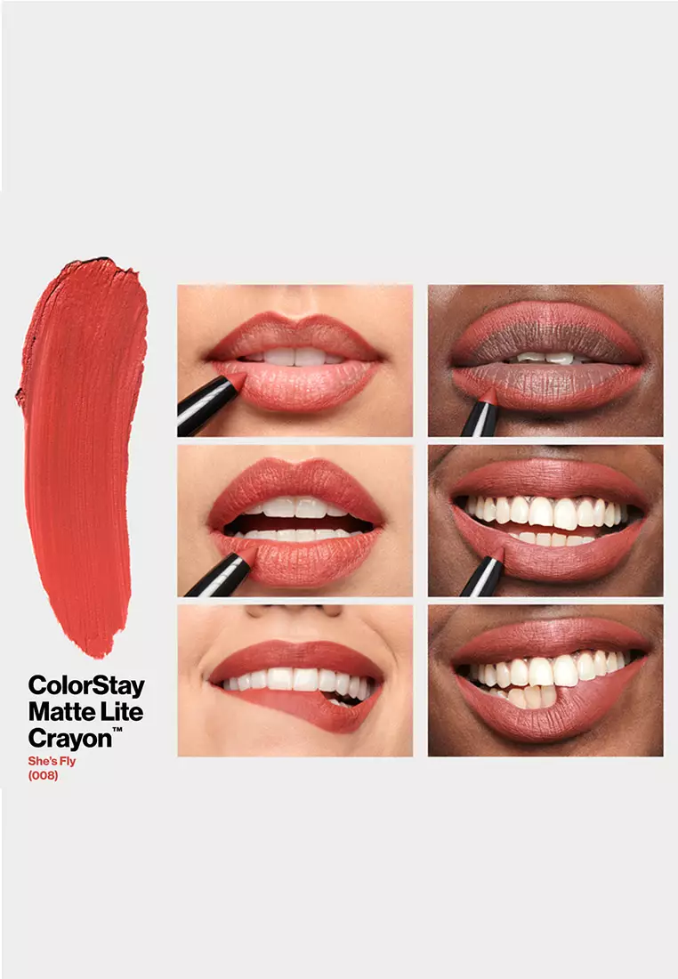 Revlon ColorStay Matte Lite Crayon™ All-Day Wear, Smudge-Proof, Water-Resistant She's Fly