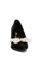 London Rag black Black Pointed High Heeled Pearl Flower Sandal 65577SH8FFF22CGS_4