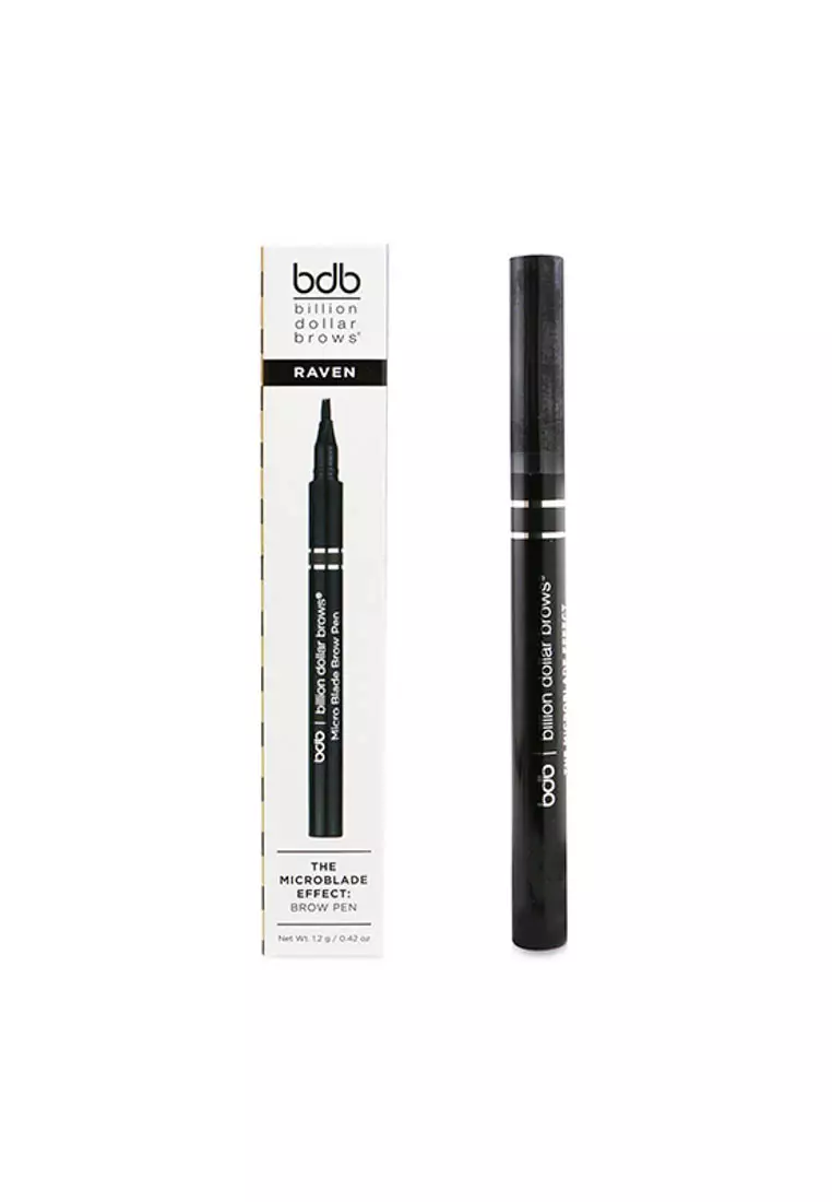 Discount on Billion Dollar Brows  shoes - SKU: Billion Dollar Brows - The Microblade Effect: Brow Pen - # Raven 1.2g/0.42oz