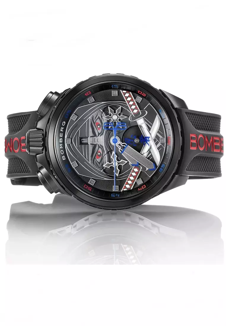 BOLT-68 LIMITED EDITION NINJA BLACK QUARTZ 45mm (BS45CHPBA.069-1.12)