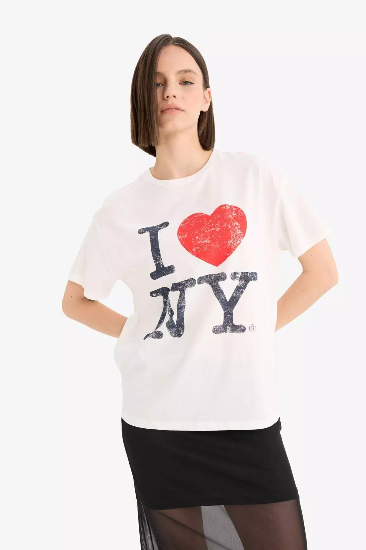 Cool Ny "Love Oversize" Crew Neck T-Shirt