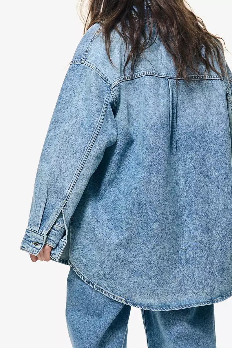 Feather Soft Oversized denim shirt