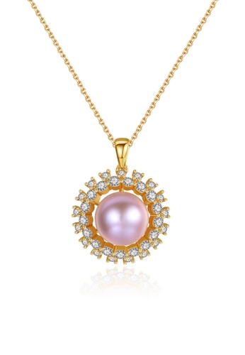 Fortress Hill purple Premium Purple Pearl Elegant Necklace 6EC28ACB502B50GS_1