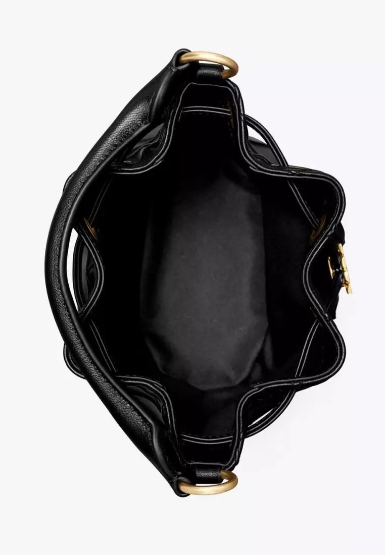 Tory Burch Fleming Soft Small Bucket Bag Black