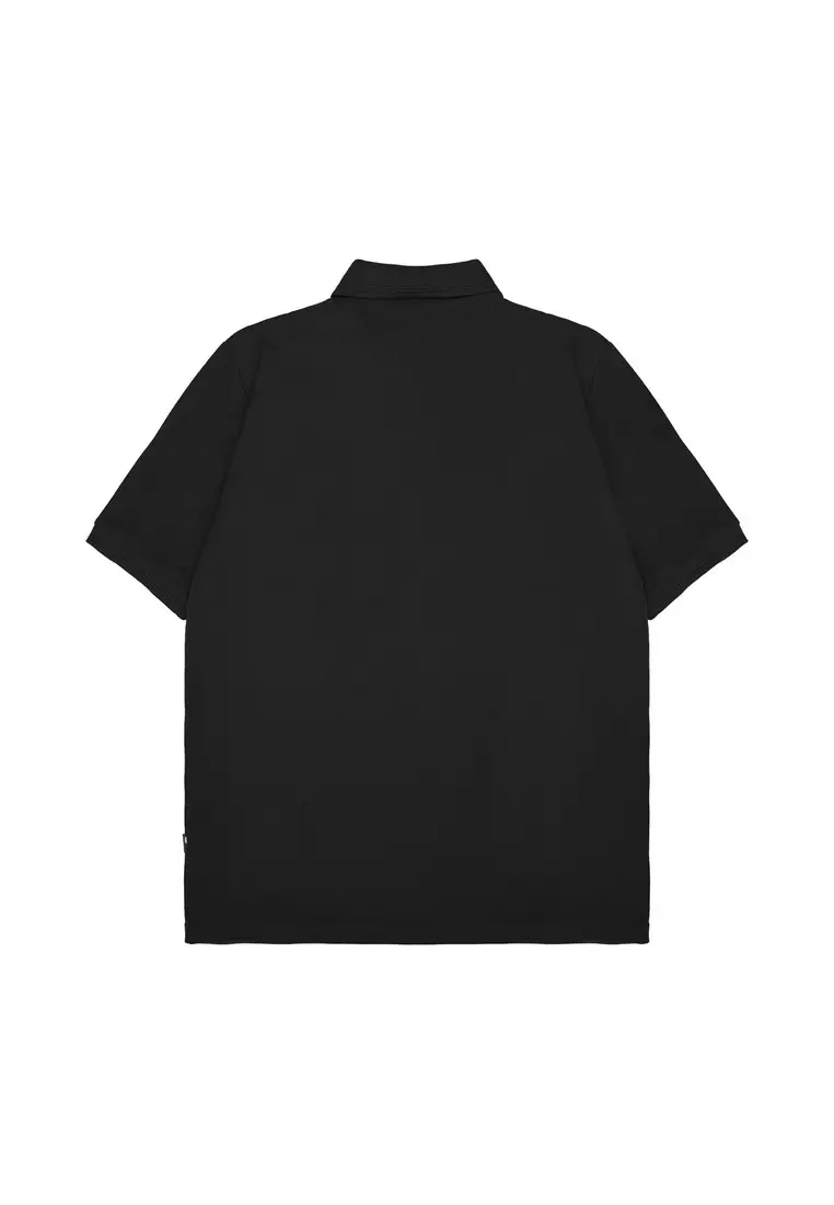 Moutley Men's Collar T-Shirt Short Sleeve Oversized Fit Cotton 16s Being 010325