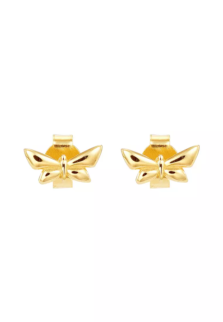 HABIB 375/9K Yellow Gold Earrings MNM348(E)