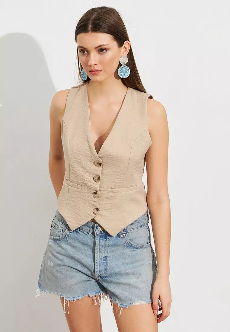 Linen Lined Vest